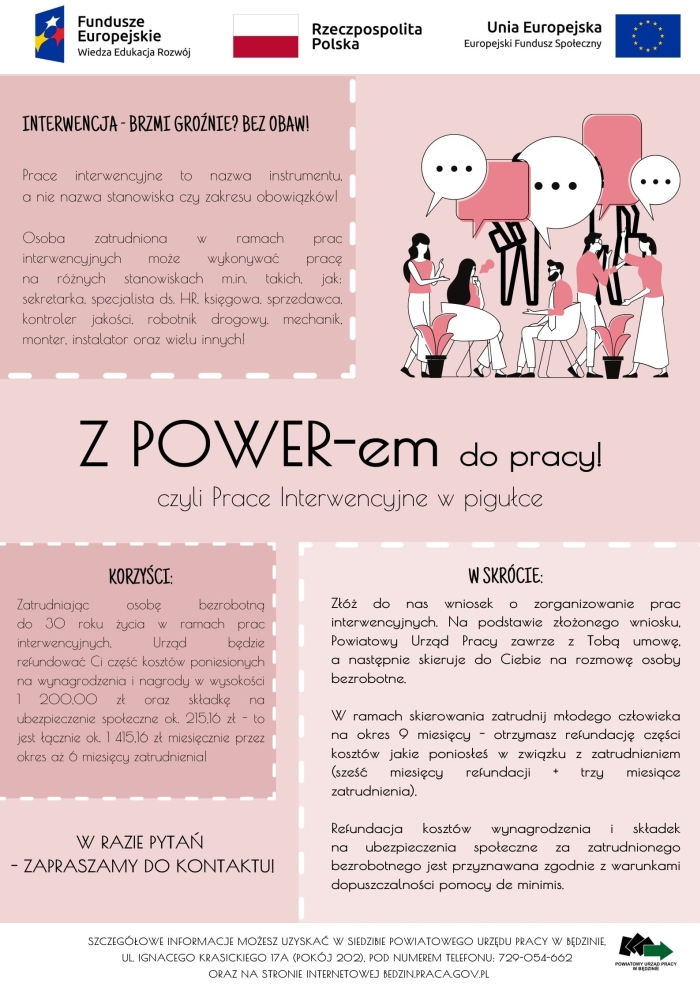 Plakat z treścią komunikatu