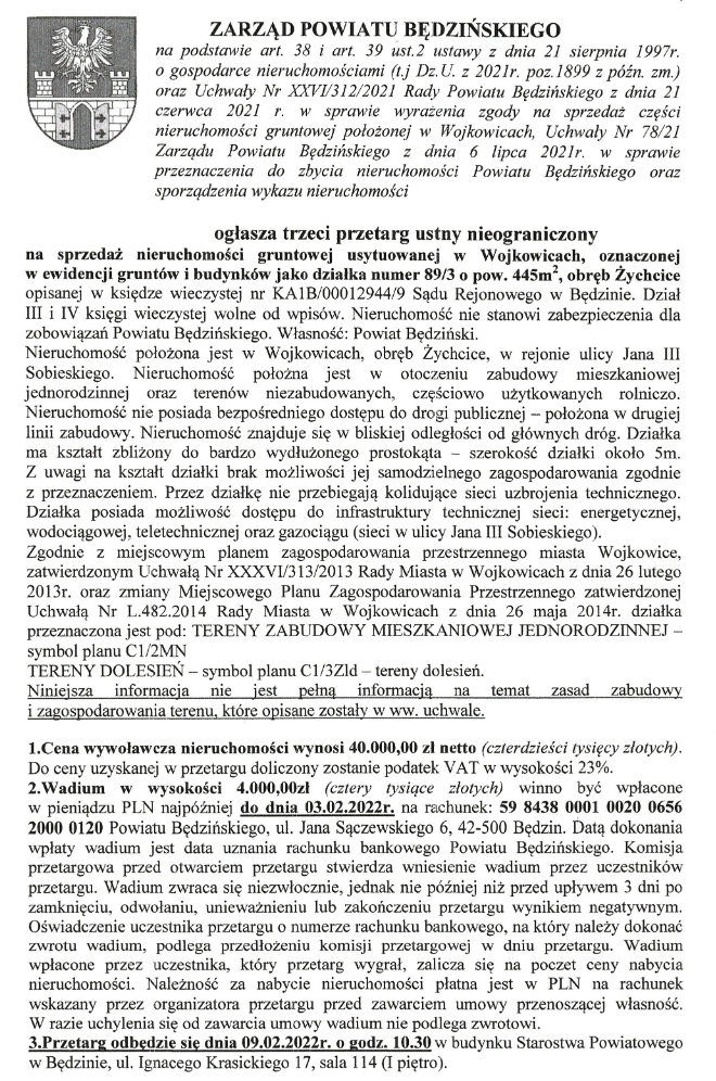 Treść komunikatu cz. 1 Treść komunikatu cz. 1